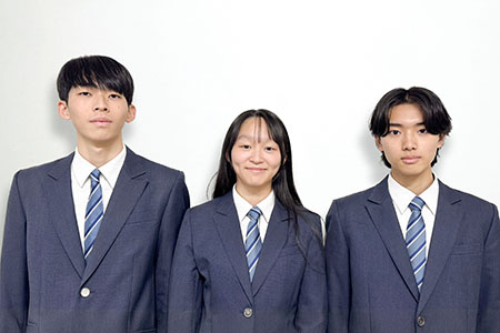 林真尋、野村楓、壁谷昊世