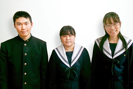 山内咲汰、鈴木千尋、川崎真奈