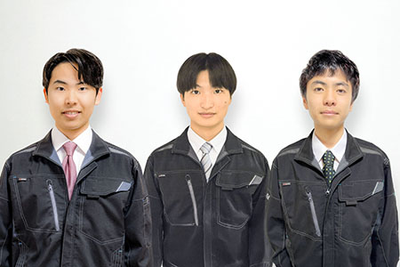 松本慎太郎、大塚雄日、神山瑠星